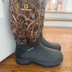 Drycode Camouflage and Black Waterproof Hunting Boots